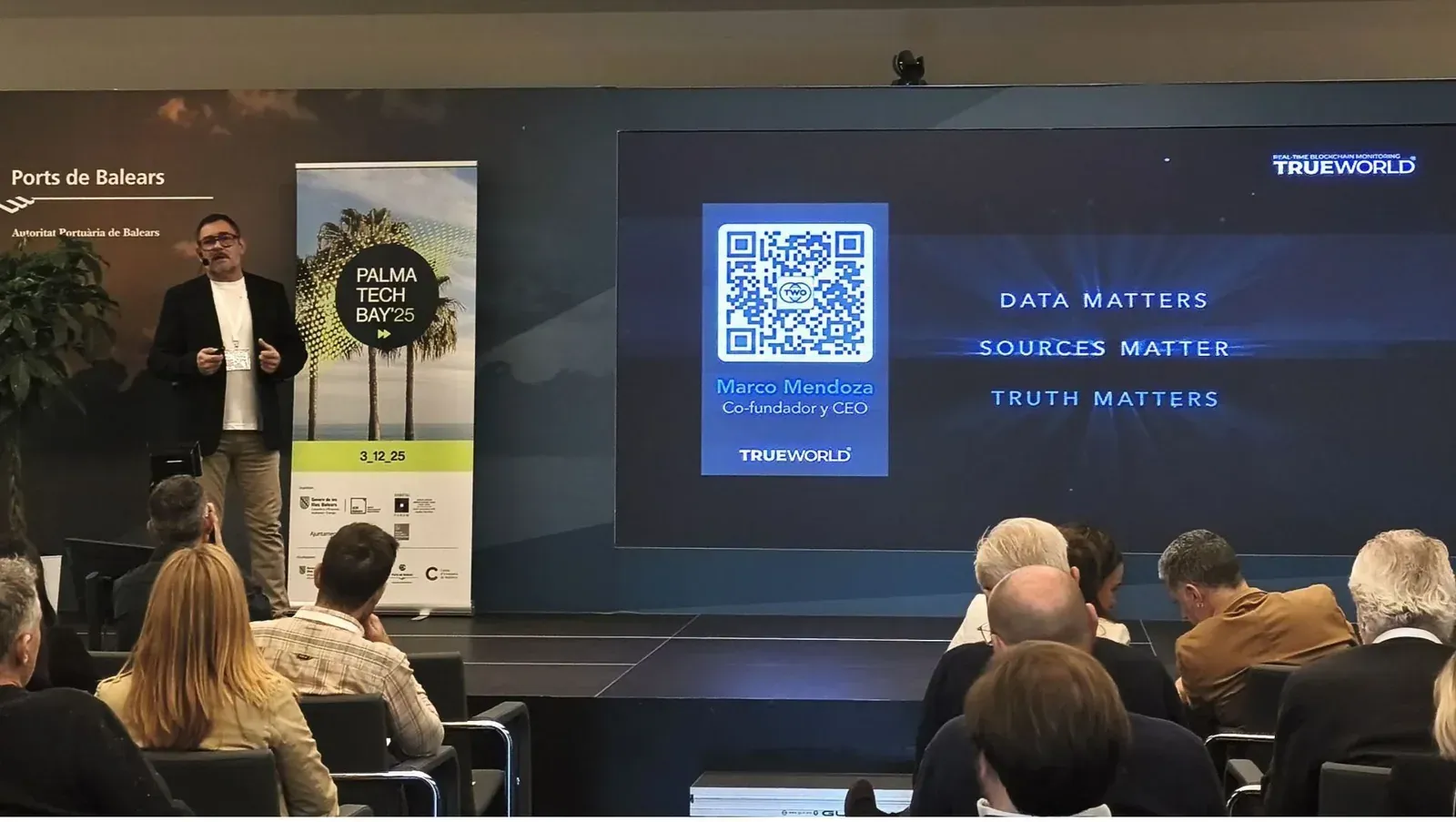 TrueWorld presenta su proyecto ante inversores en Palma Tech Bay